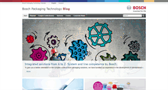 Desktop Screenshot of blog.boschpackaging.com