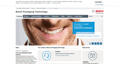 Desktop Screenshot of boschpackaging.com